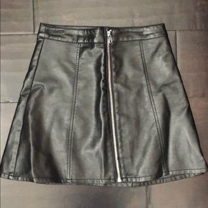 Leather skirt